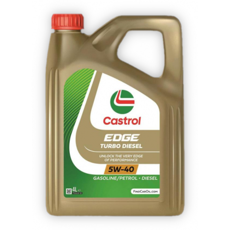 Castrol Edge - olej syntetyczny 5W-40 Turbodiesel - 4l