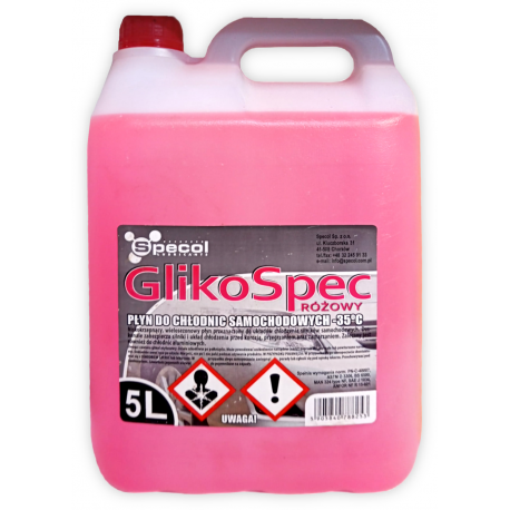 Płyn do chłodnic Glikospec 5L różowy