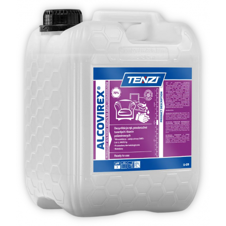 Tenzi - Alcovirex - dezynfekcja rąk i powierzchni 5l